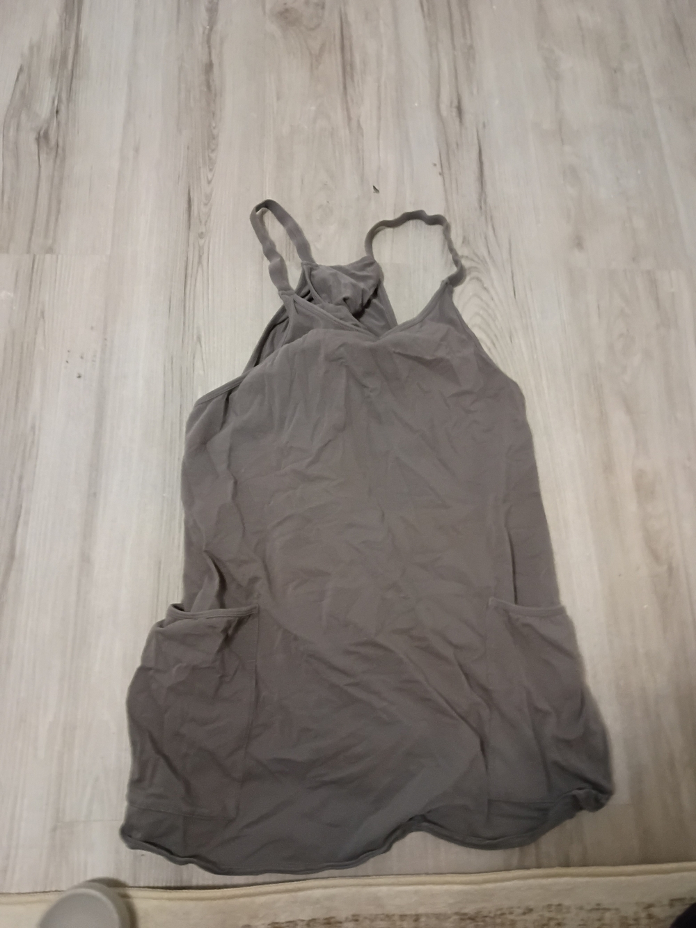 lululemon athletica Light Grey Pocketed Camisole Tank
